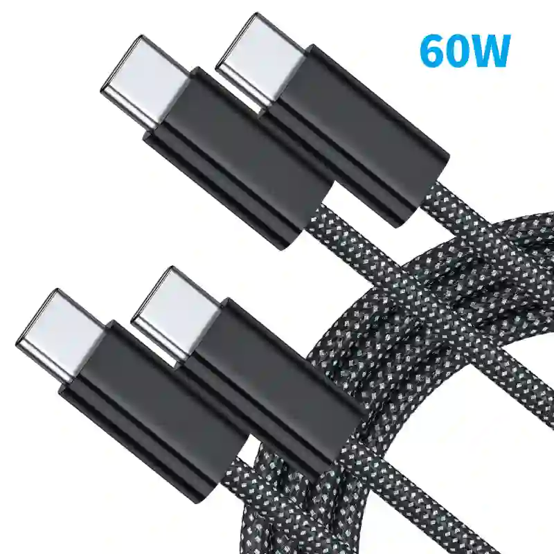 Dongguan youlike electronics LED light PD60W 100w Type C to Type C Fast Charging Cable universal for phone laptop tablet high quality export grade with 12 months full warranty factory direct bulk supply for global electronics importers & distributors