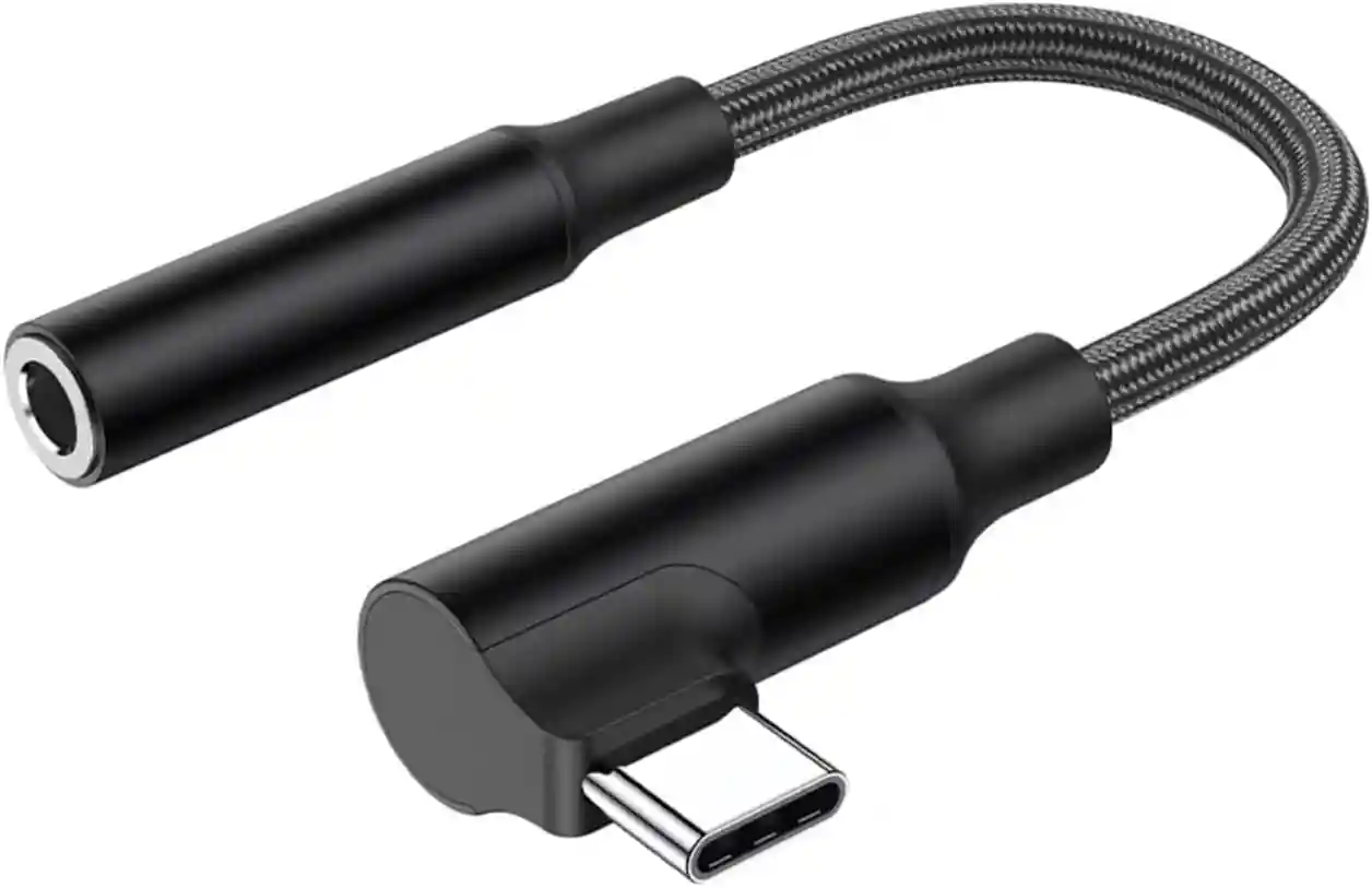 L‑shape Type‑C to 3.5mm audio adapter、90‑degree right angle USB‑C to 3.5mm AUX headphone jack adapter、TRRS dongle、DAC chip、bulk wholesale、OEM ODM for global importer、electronic wholesaler、custom logo custom packaging、car aux、laptop tablet smartphone audio converter from Dongguan youlike electronics manufacture